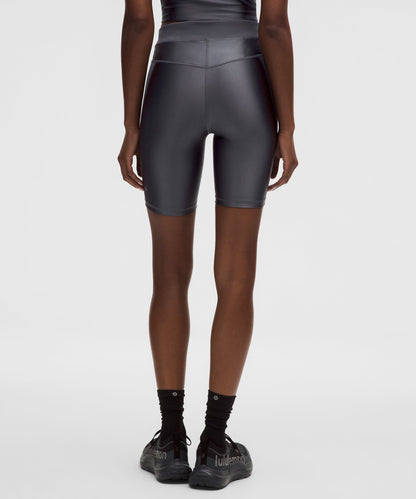 Lululemon Women's Satin Shine Panelled High-Rise Short 8" *Wordmark