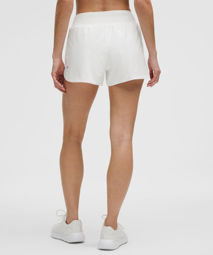 Lululemon Fast and Free High-Rise Classic-Fit Split Short 3" White