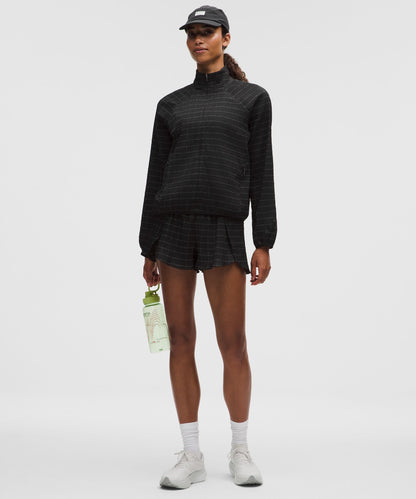 Lululemon Women's Negative Split Textured Run Short 2.5" *Reflective