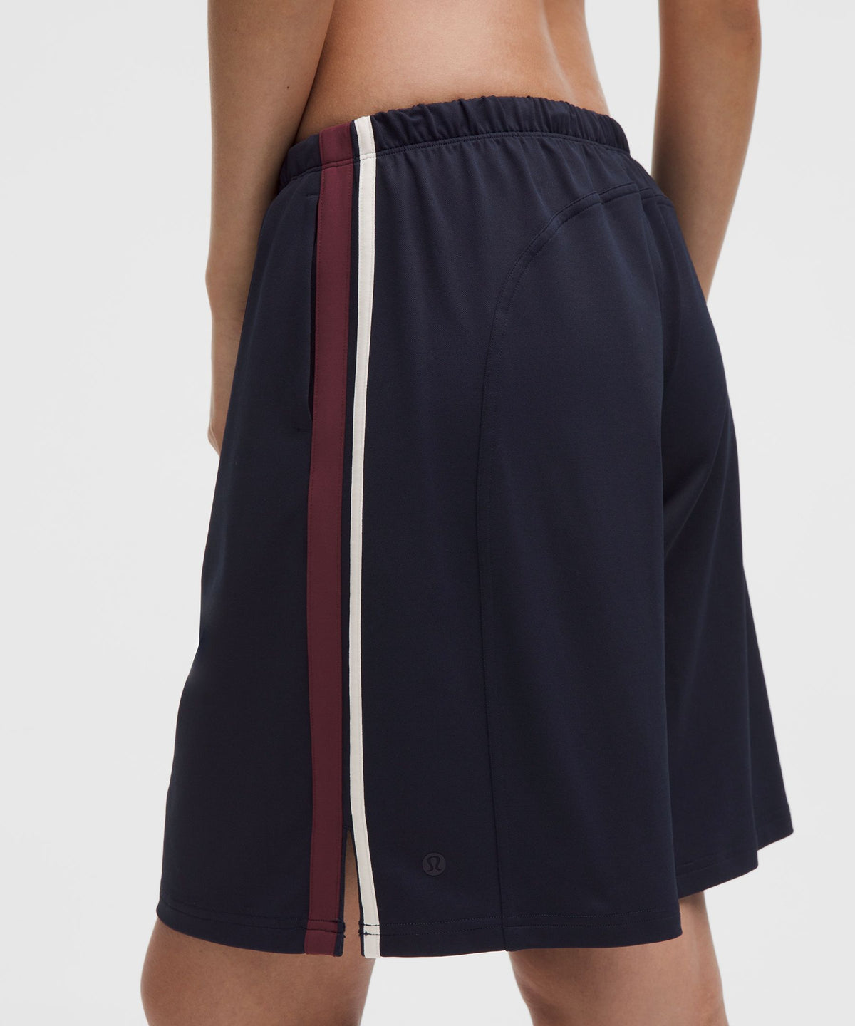 Lululemon Women's Striped Baggy Low-Rise Track Short 9.5"