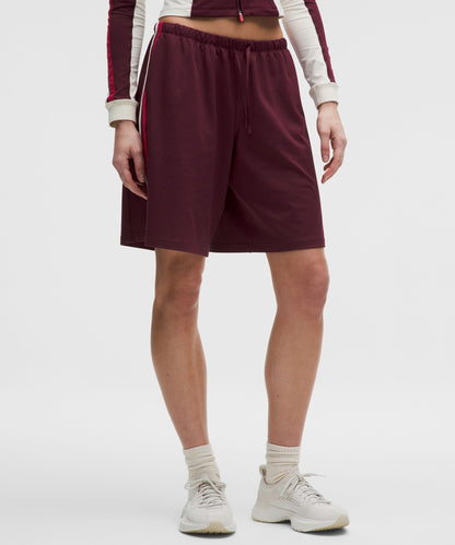Lululemon Women's Striped Baggy Low-Rise Track Short 9.5"