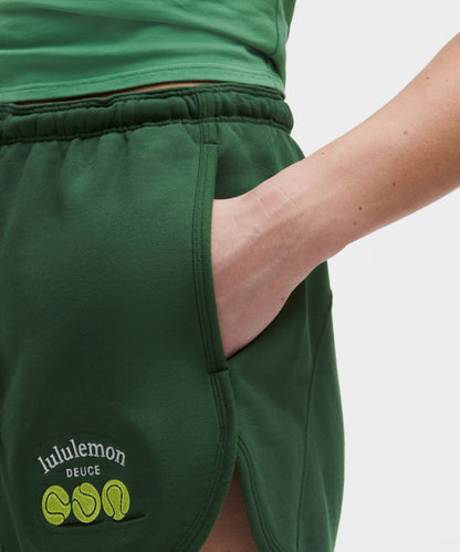 Lululemon Women's Cotton Terry High-Rise Short 2" *Tennis Balls