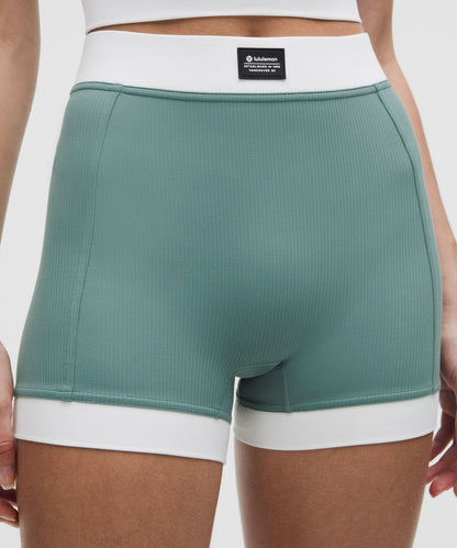 Lululemon Women's Ribbed Nulu High-Rise Short 3.5"