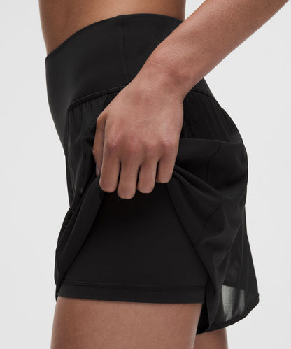 Lululemon Women's Nulu and Mesh High-Rise Studio Short 3.5"
