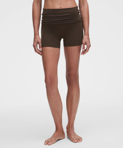 Lululemon Women's Groove Foldover Mid-Rise Short 4"