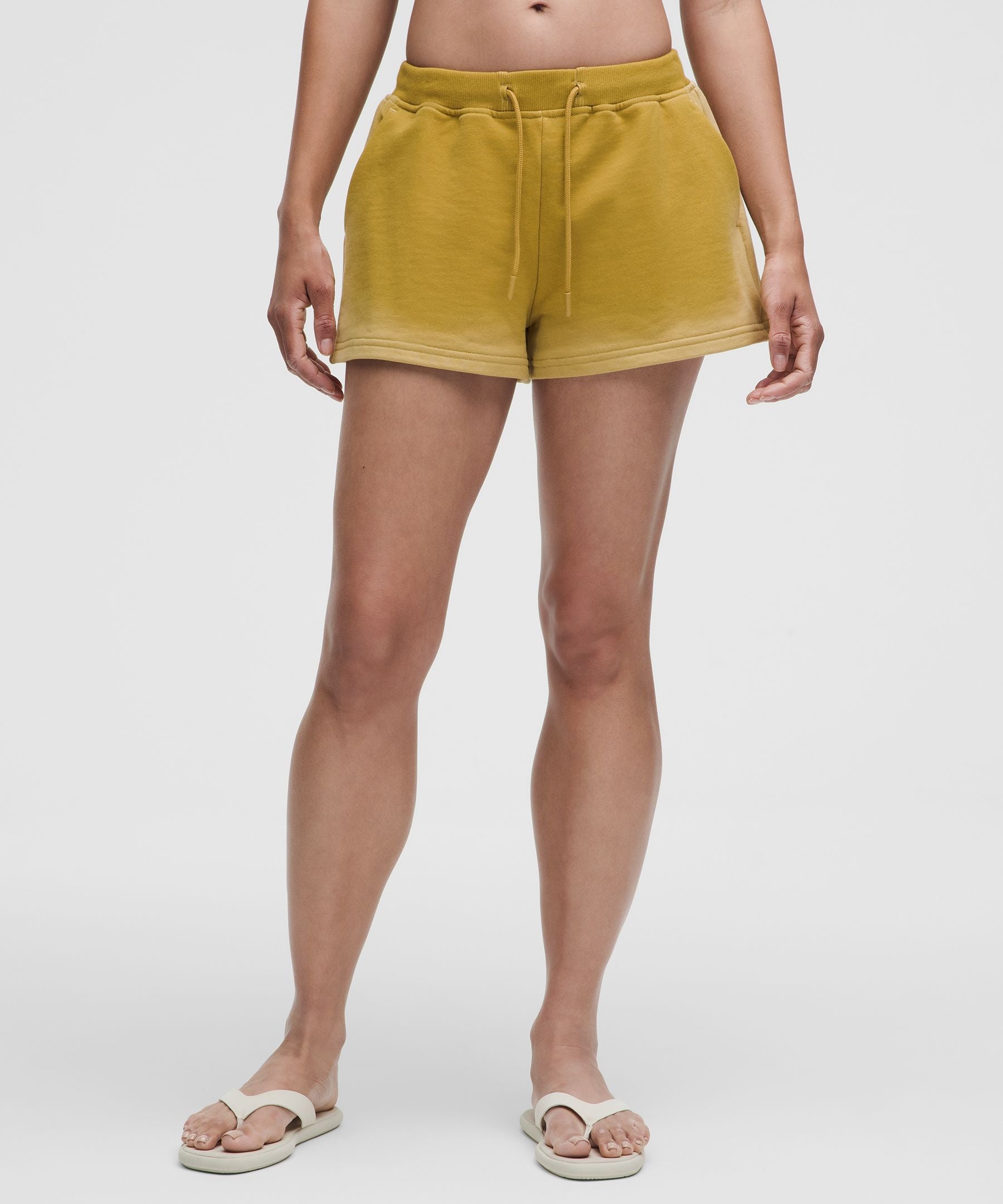 Lululemon Women's Faded French Terry Mid-Rise Short 2" *SLNSH Collection
