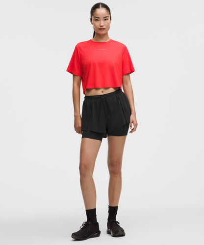 Lululemon Women's Lightweight 2-in-1 Running High-Rise Short