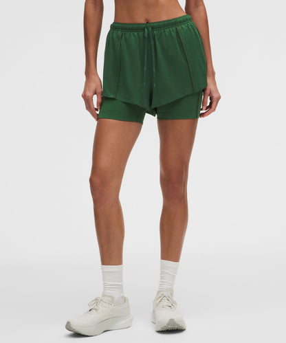 Lululemon Women's Lightweight 2-in-1 Running High-Rise Short