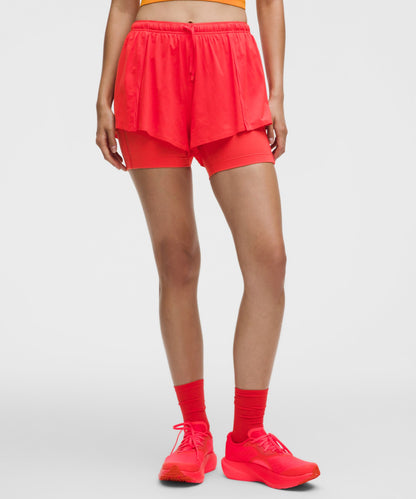 Lululemon Women's Lightweight 2-in-1 Running High-Rise Short