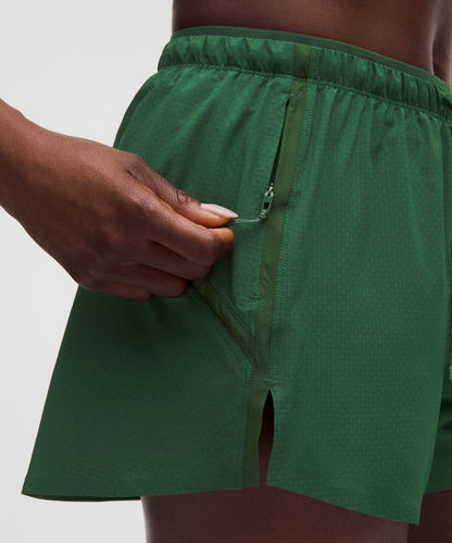 Lululemon Women's Textured Mesh High-Rise Running Short 2.5"