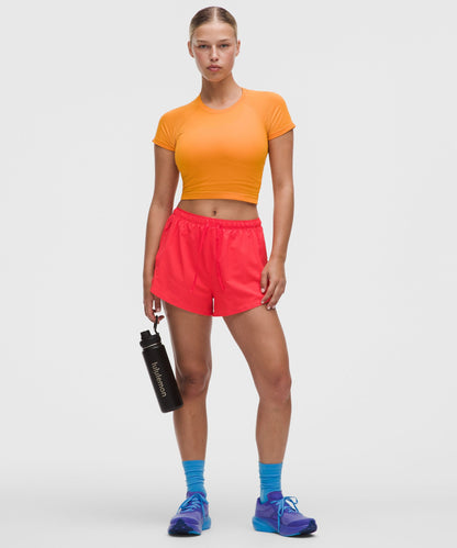 Lululemon Women's Textured Mesh High-Rise Running Short 2.5"