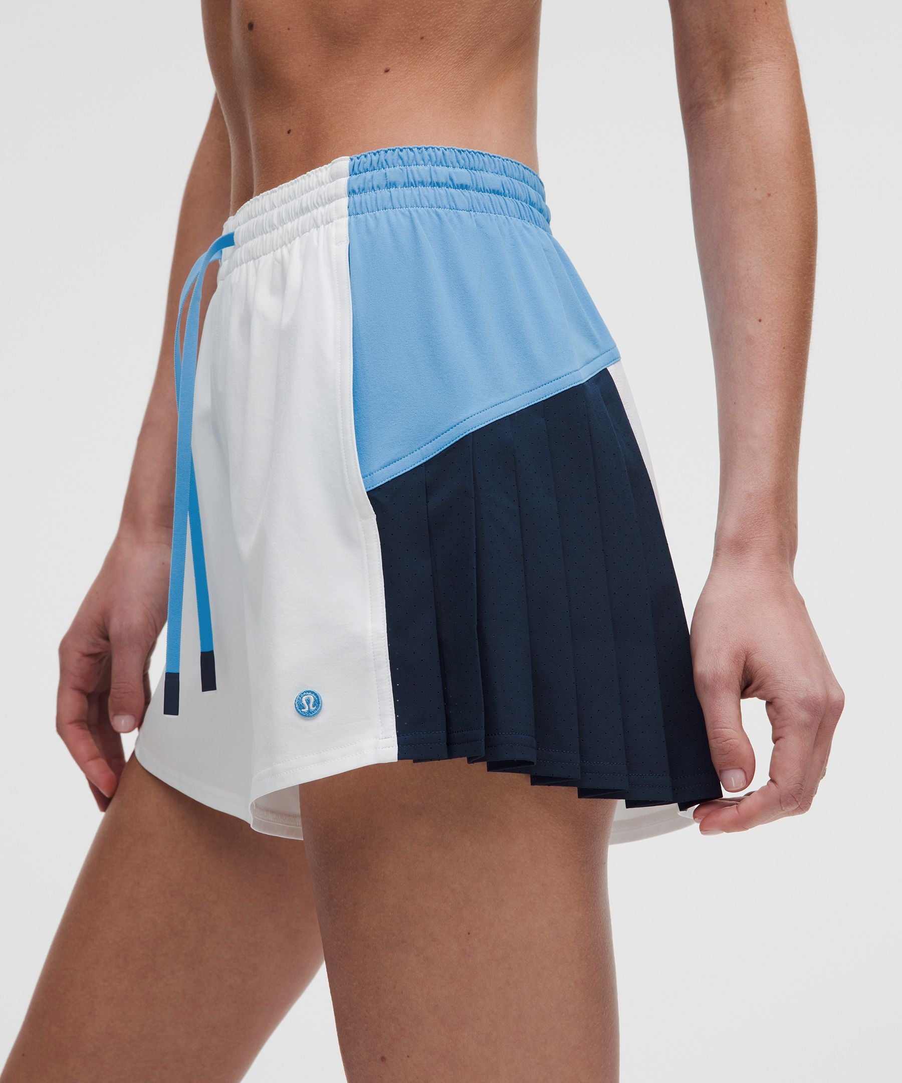 Lululemon Women's Court Champ Side-Pleat High-Rise Tennis Short 3"