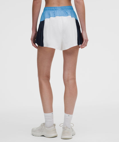 Lululemon Women's Court Champ Side-Pleat High-Rise Tennis Short 3"
