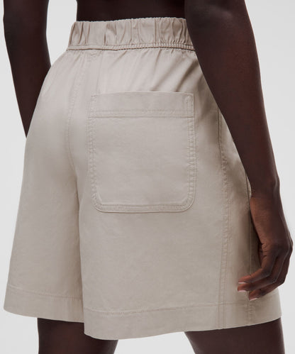Lululemon Women's LuluLinen High-Rise Relaxed-Fit Short 7"