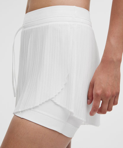 Lululemon Women's Ace Advantage High-Rise Pleated Tennis Short 2"
