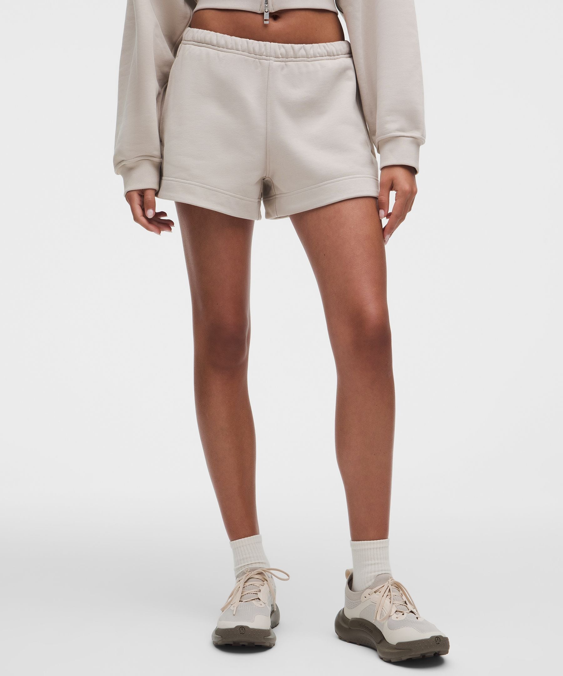 Lululemon Women's French Terry Mid-Rise Short 3.5"