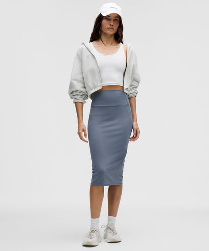 Lululemon Nulu Slim-Fit High-Rise Midi Skirt