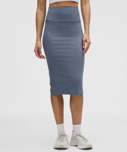 Lululemon Nulu Slim-Fit High-Rise Midi Skirt