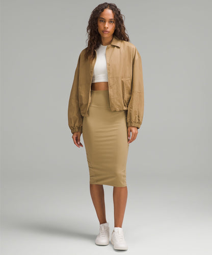 Lululemon Nulu Slim-Fit High-Rise Midi Skirt