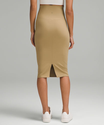 Lululemon Nulu Slim-Fit High-Rise Midi Skirt