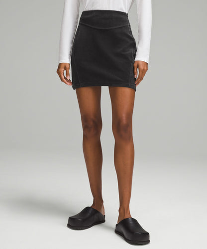 Lululemon Scuba Mid-Rise Mini Skirt *Velvet Cord