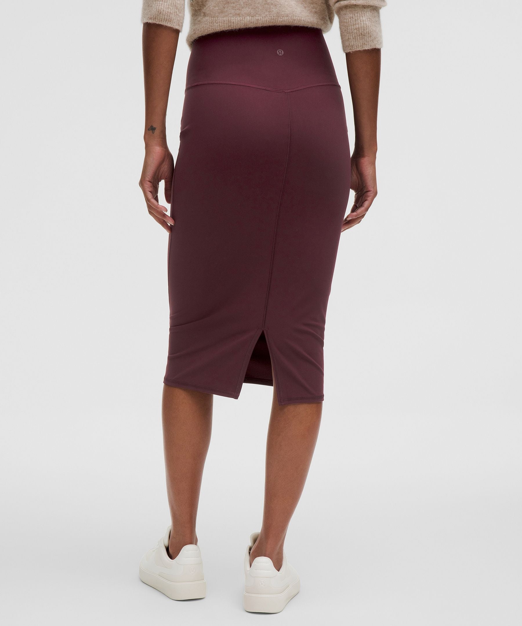 Lululemon Nulu Slim-Fit High-Rise Midi Skirt