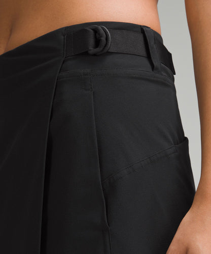 Lululemon Wrap-Front Mid-Rise Golf Skirt