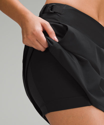Lululemon Wrap-Front Mid-Rise Golf Skirt