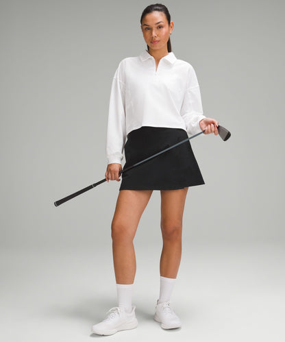 Lululemon Wrap-Front Mid-Rise Golf Skirt