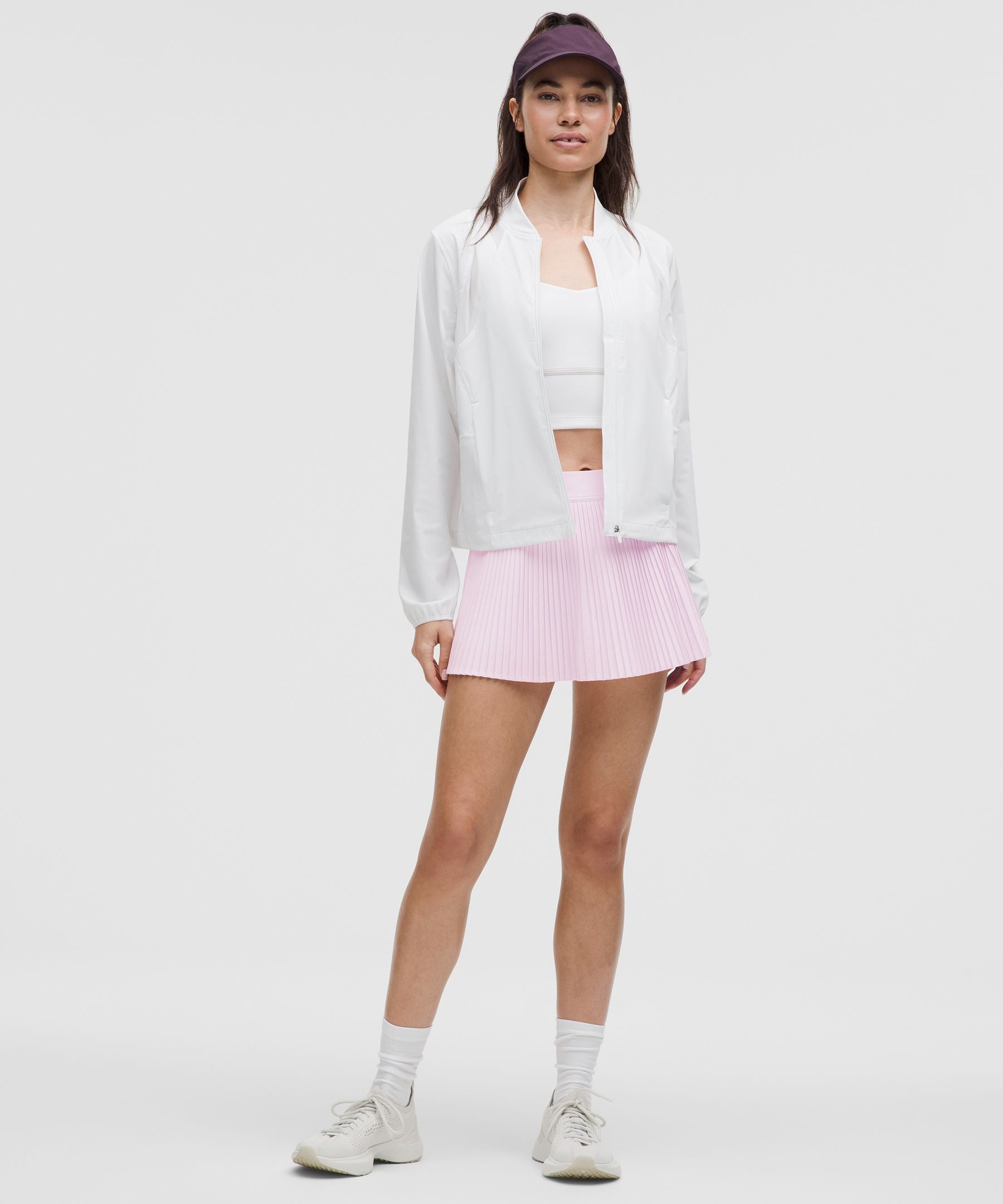 Lululemon Varsity High-Rise Pleated Tennis Skirt Pink Organza