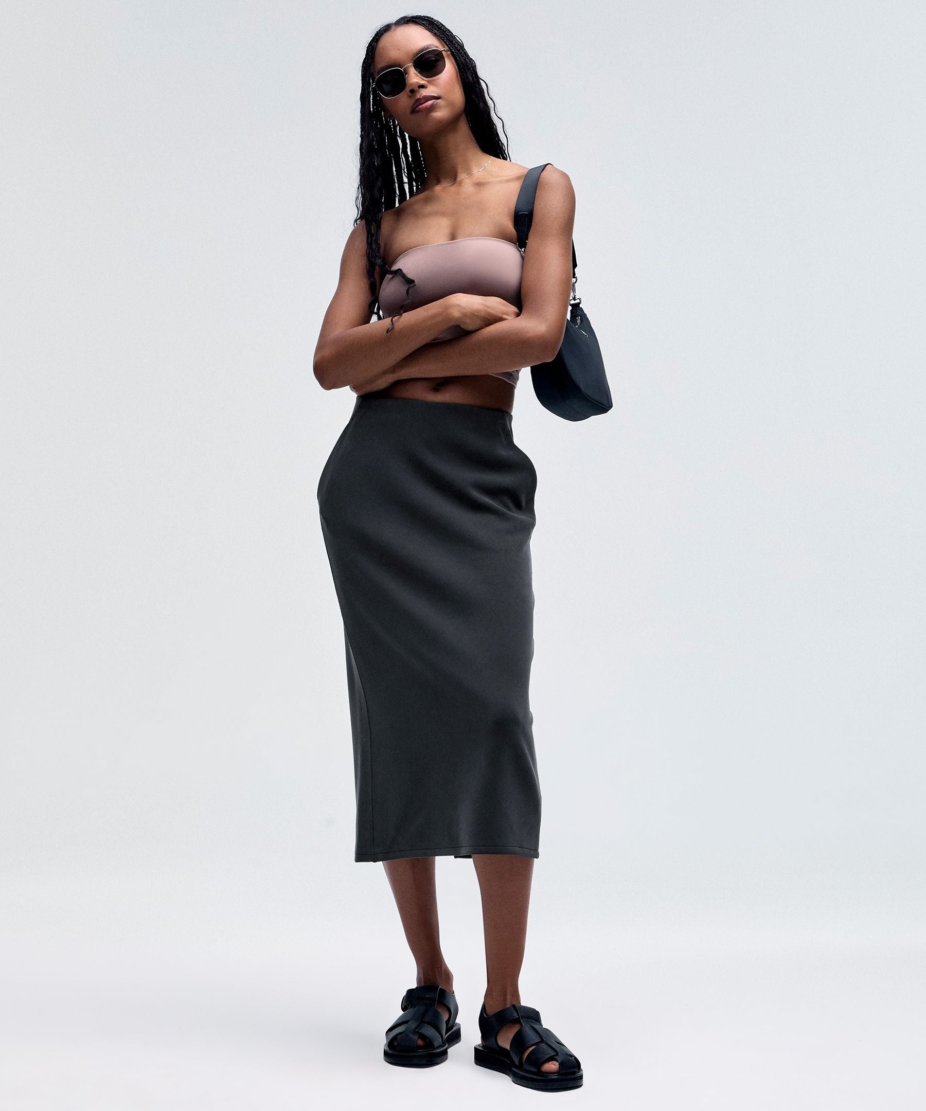 Lululemon Softstreme High-Rise Midi Skirt