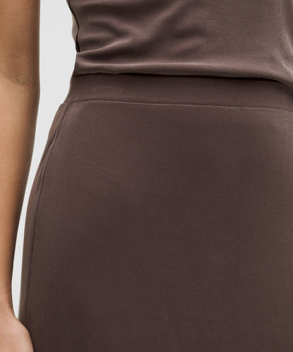 Lululemon Drapey Softstreme Column Midi Skirt