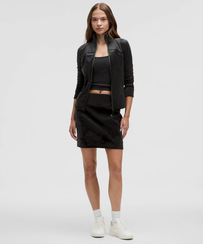 Lululemon Scuba Mid-Rise Mini Skirt *Velvet