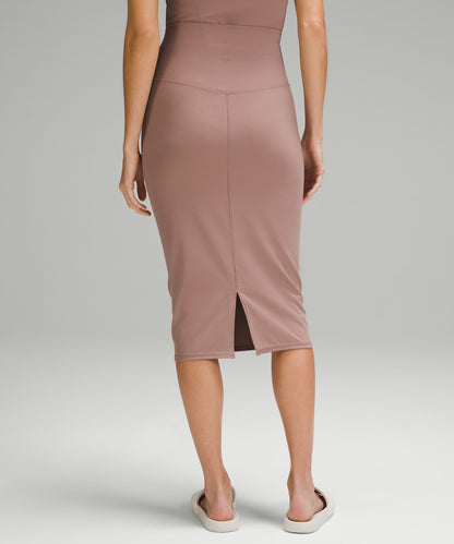 Lululemon Nulu Slim-Fit High-Rise Midi Skirt