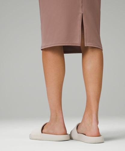 Lululemon Nulu Slim-Fit High-Rise Midi Skirt