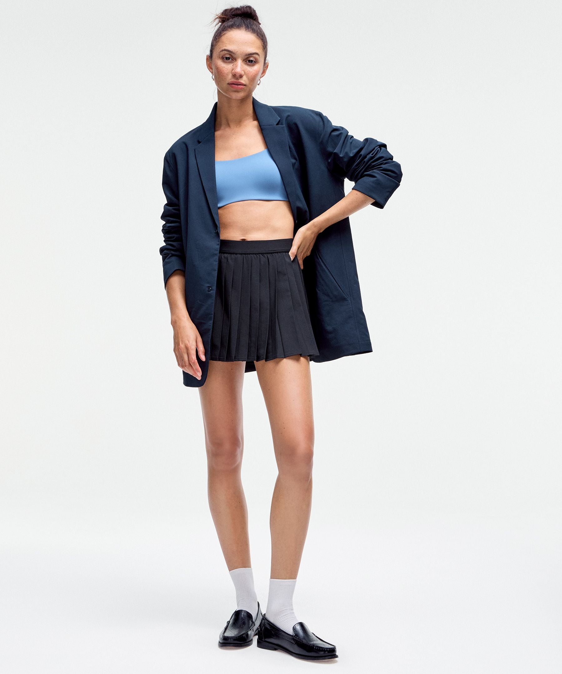 Lululemon High-Rise Pleated Tennis Skirt Black