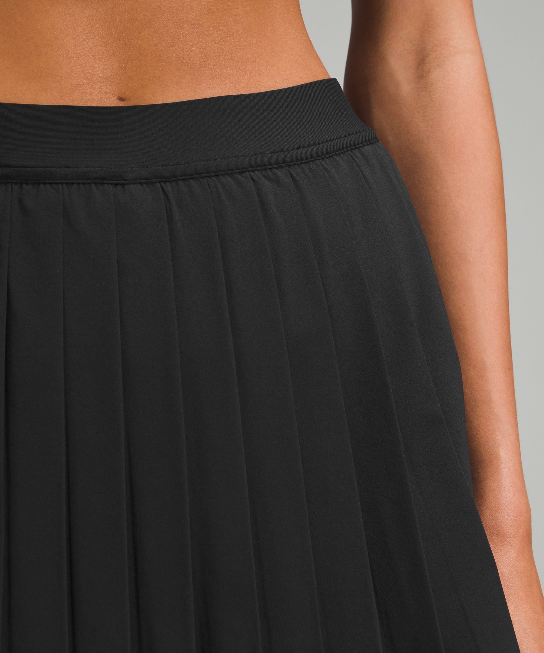 Lululemon High-Rise Pleated Tennis Skirt Black