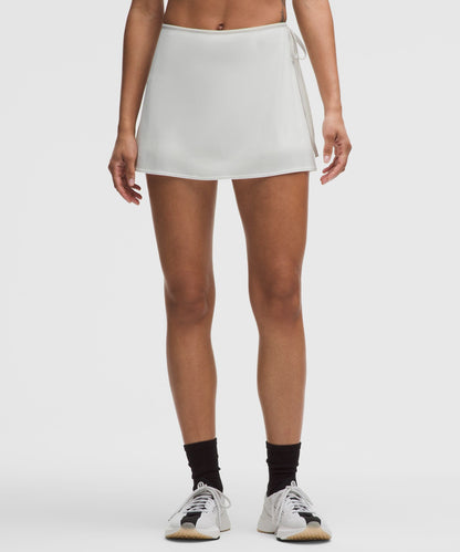 Lululemon Wrap-Front Mid-Rise Tennis Skirt