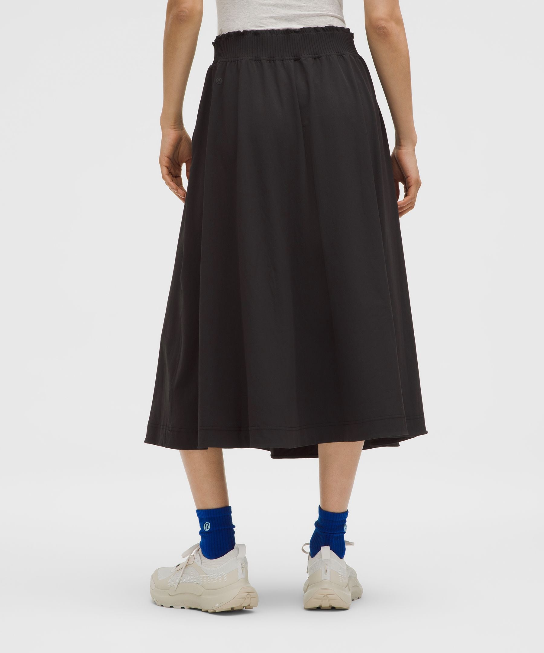 Lululemon Stretch Woven Ruffle-Waist Midi Skirt