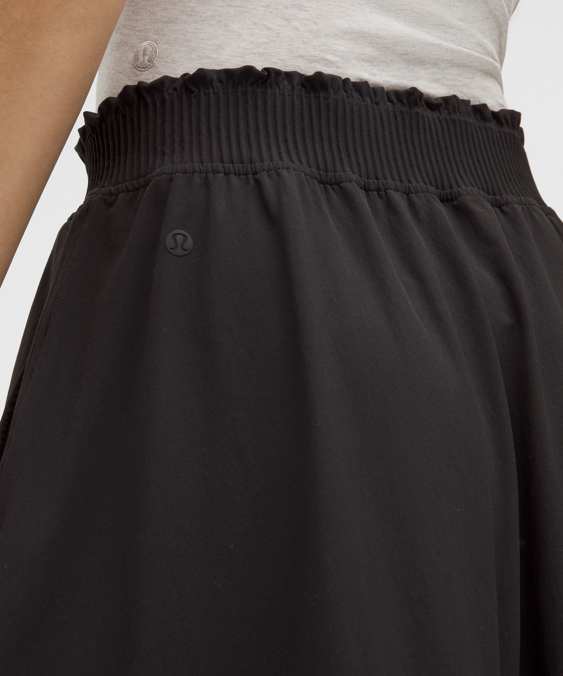 Lululemon Stretch Woven Ruffle-Waist Midi Skirt