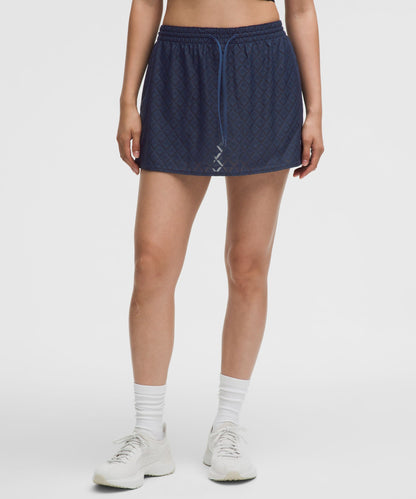 Lululemon Textured Mesh High-Rise Tennis Skirt