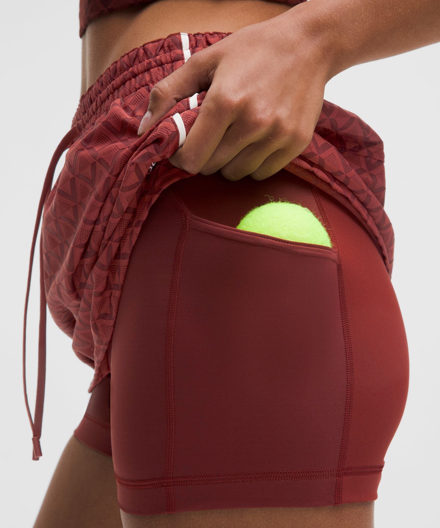 Lululemon Textured Mesh High-Rise Tennis Skirt