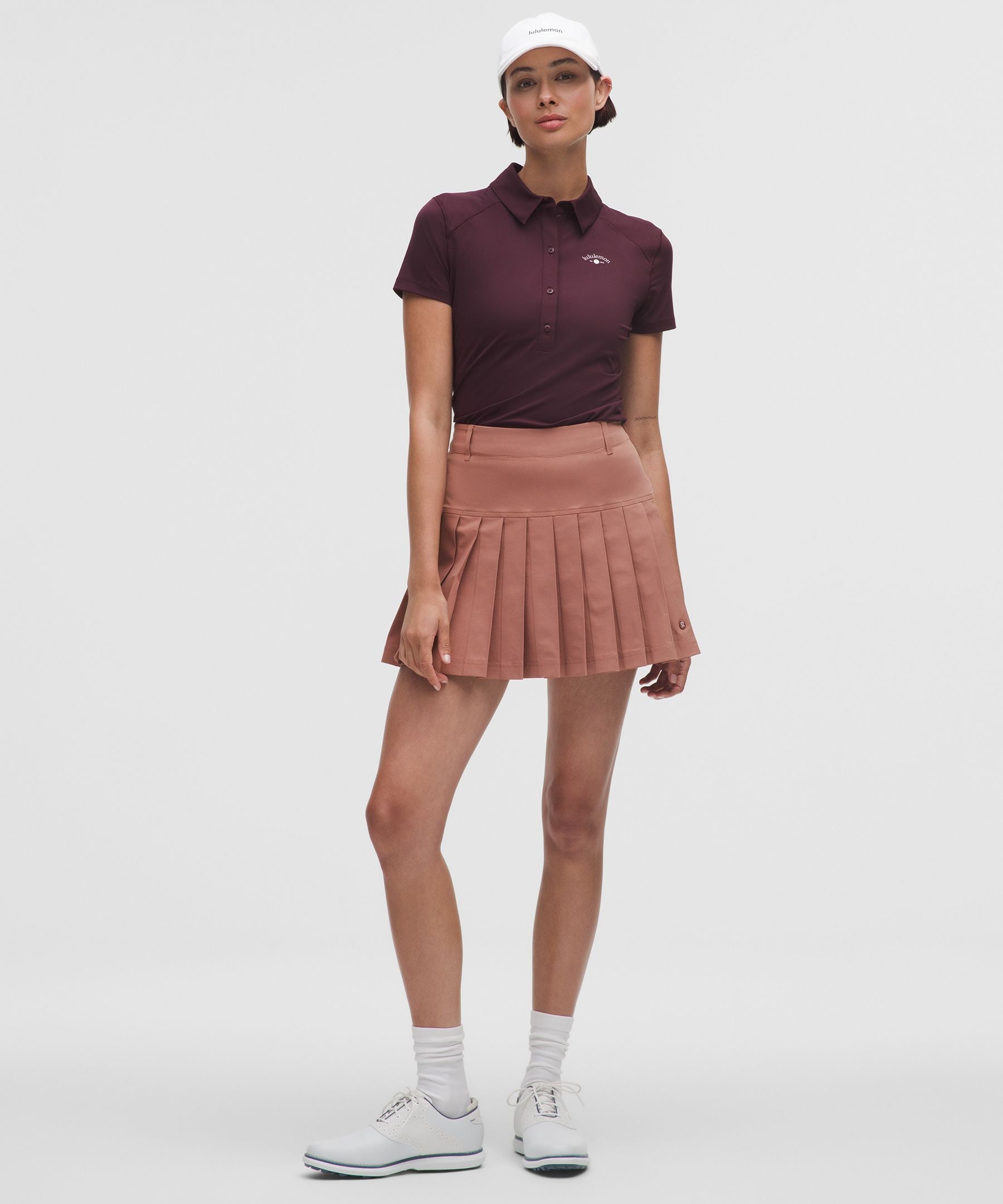 Lululemon Drop-Waist Pleated High-Rise Golf Skirt