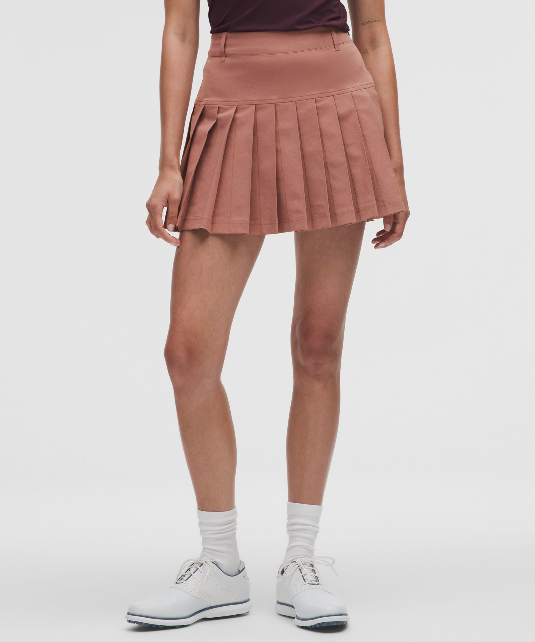 Lululemon Drop-Waist Pleated High-Rise Golf Skirt