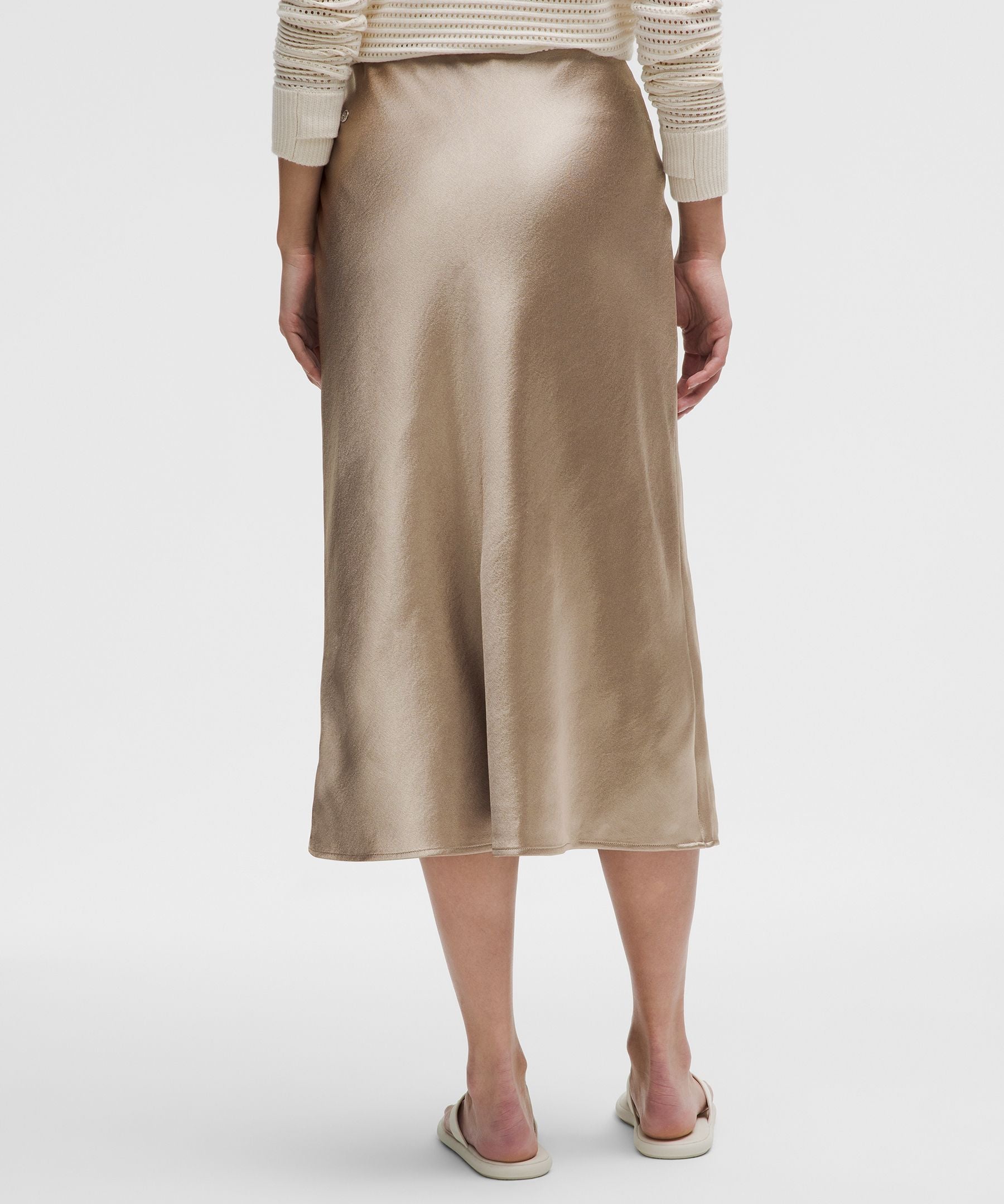 Lululemon Satin Midi Skirt