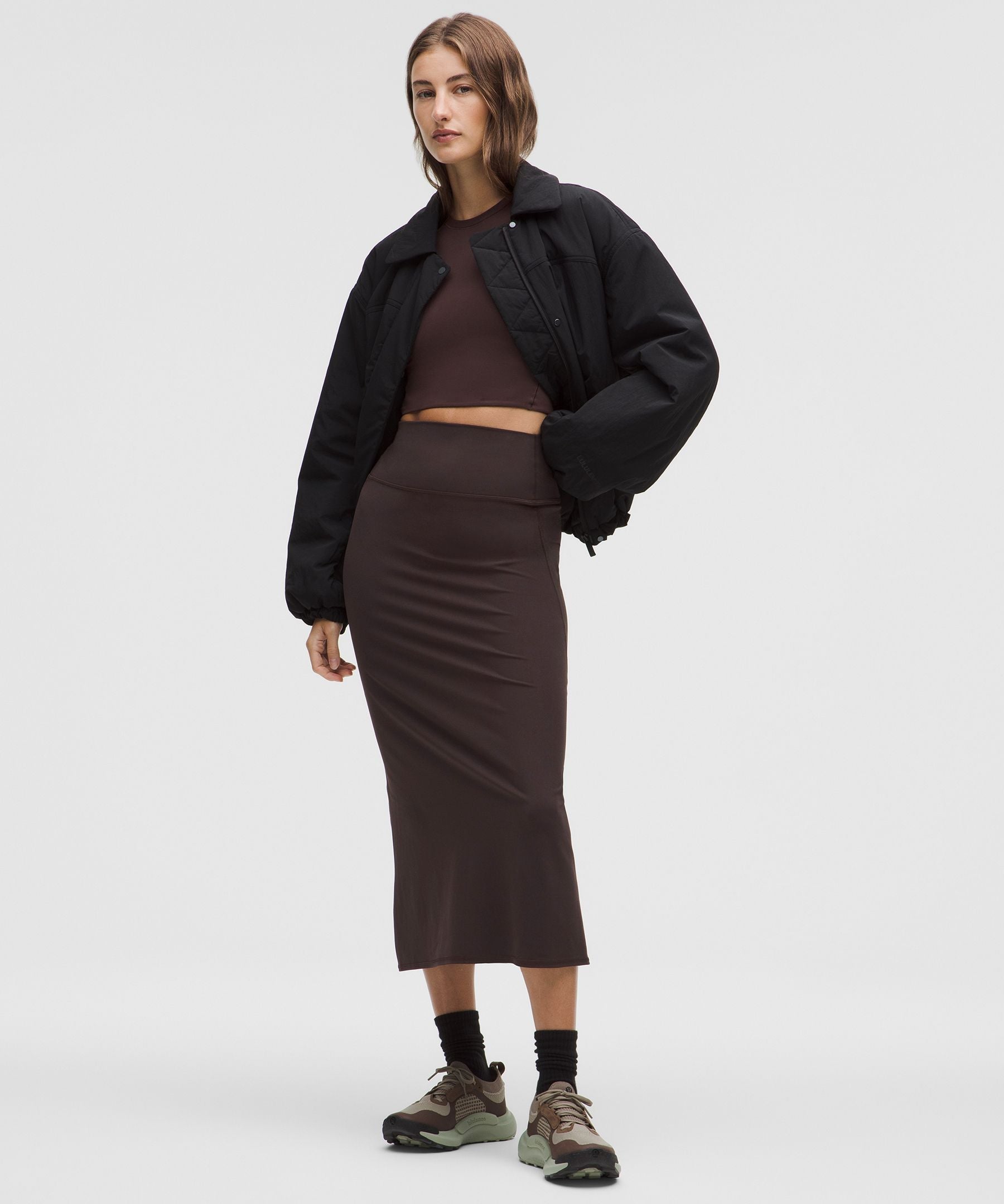 Lululemon Nulu Slim-Fit High-Rise Maxi Skirt