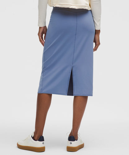 Lululemon Nulu Slim-Fit High-Rise Midi Skirt