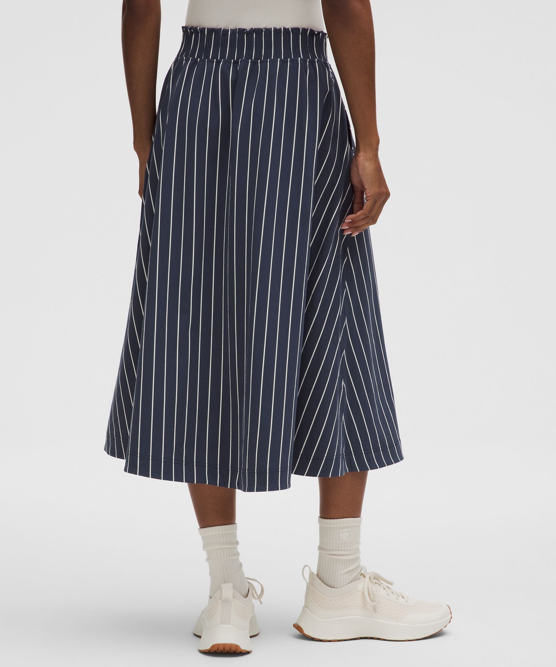 Lululemon Stretch Woven Ruffle-Waist Midi Skirt