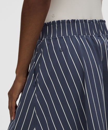 Lululemon Stretch Woven Ruffle-Waist Midi Skirt