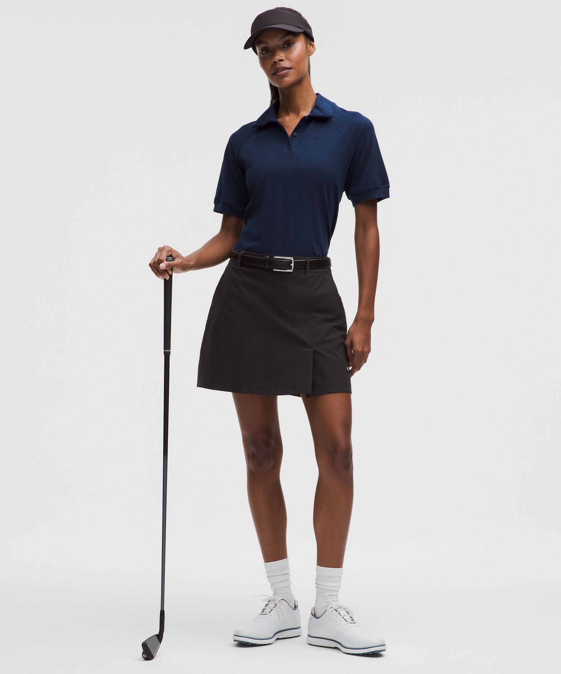 Lululemon Stretch Twill Front Pleat Golf Skirt *Embroidered Logo